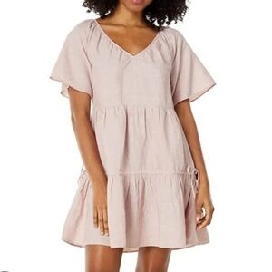 Madewell Blush Pink Linen Dress